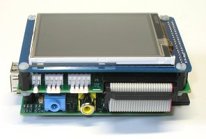 AdvaBoard RPi1 mit TFT-Display