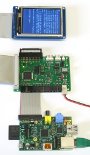 Raspberry Pi mit AdvaBoard RPi1 und TFT-Display