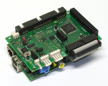 Raspberry Pi B und AdvaBoard RPi1