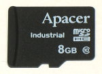 Apacer microSD-Karte, MLC, 8 GB