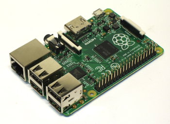 Foto des Raspberry Pi, Modell B+